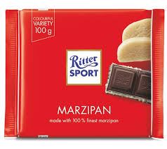 Ritter Sport Marzipan Dark Chocolate Bar